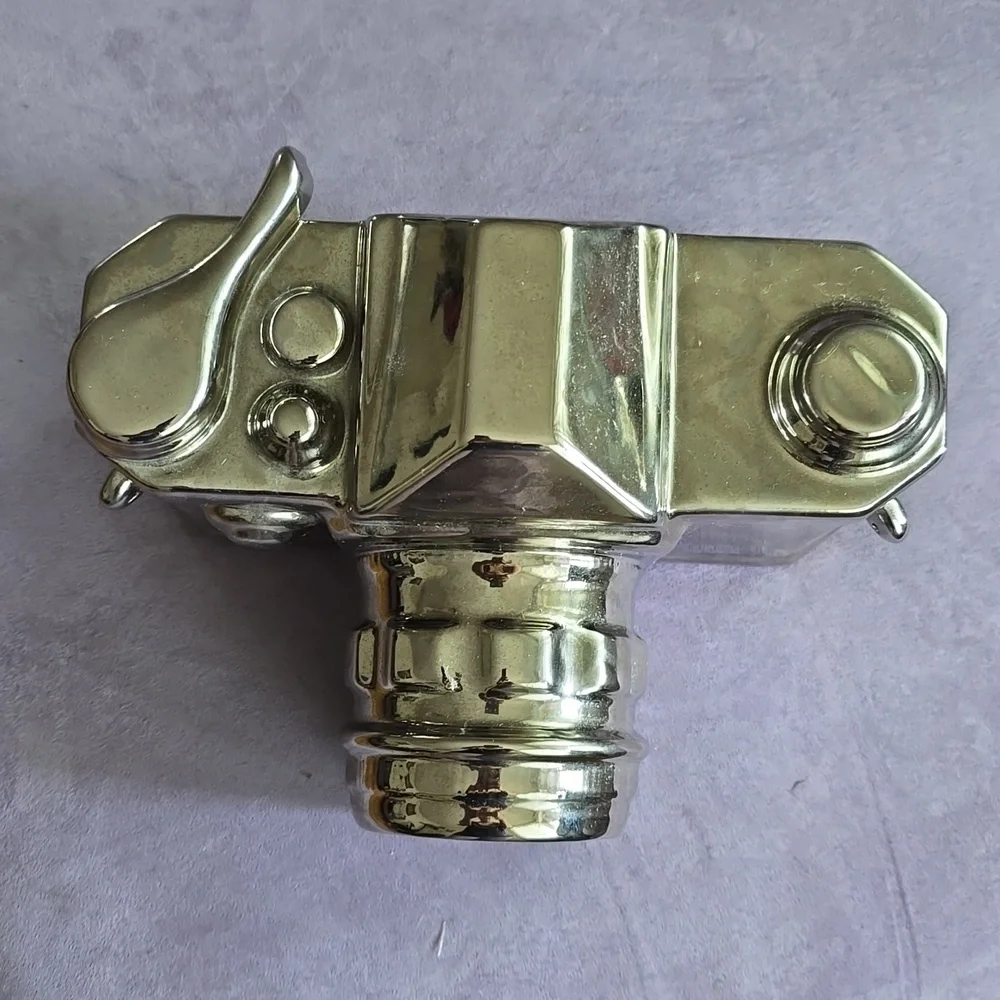 Silver Camera Figurine